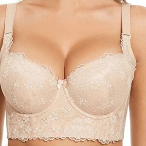 Fallsweet Wide Band Pysh Up Bra Underwire Size 40D NwT.